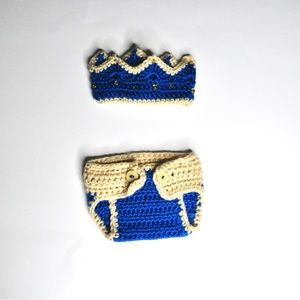 Newborn baby King outfit
